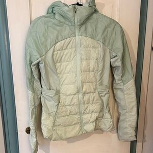 lululemon athletica Mint Green Puffer Jacket